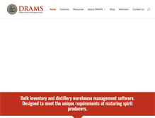 Tablet Screenshot of drams-software.com